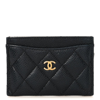 Chanel Caviar Quilted Card Holder Black 1 of 8