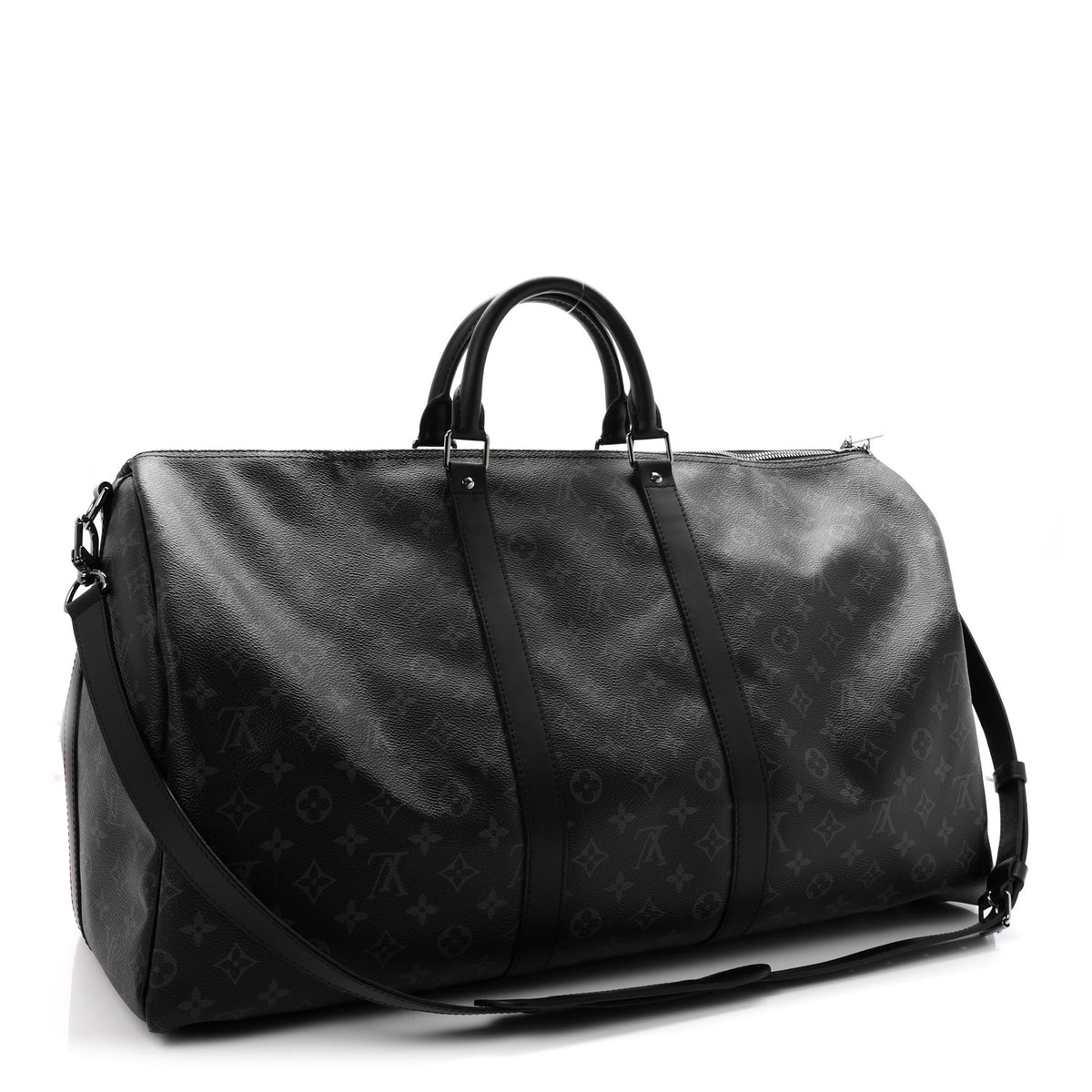 Louis Vuitton Monogram Eclipse Keepall Bandouliere 55 2 of 9