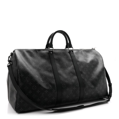 Louis Vuitton Monogram Eclipse Keepall Bandouliere 55 2 of 9