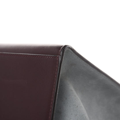 Celine Calfskin Suede Large Tri-Color Trapeze Dark Grey 9 of 17