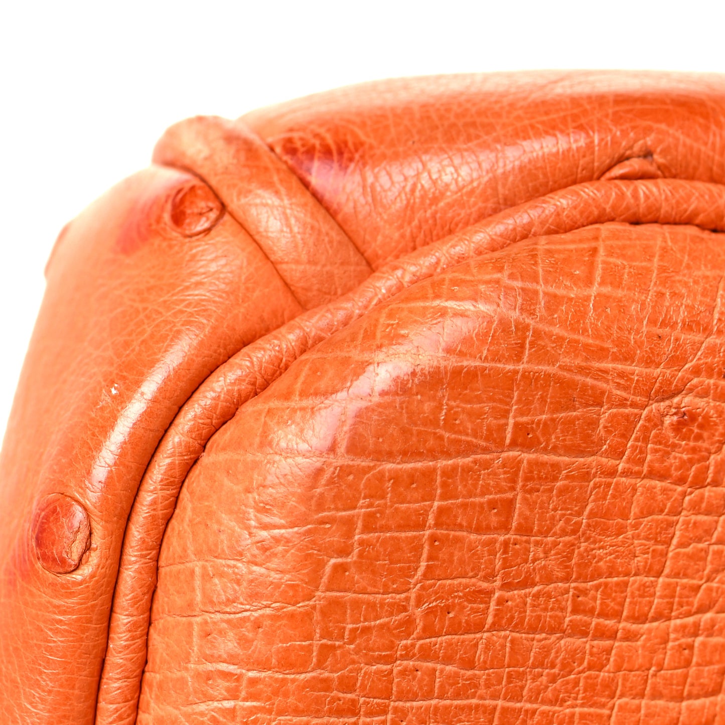 Ostrich Birkin 35 Orange