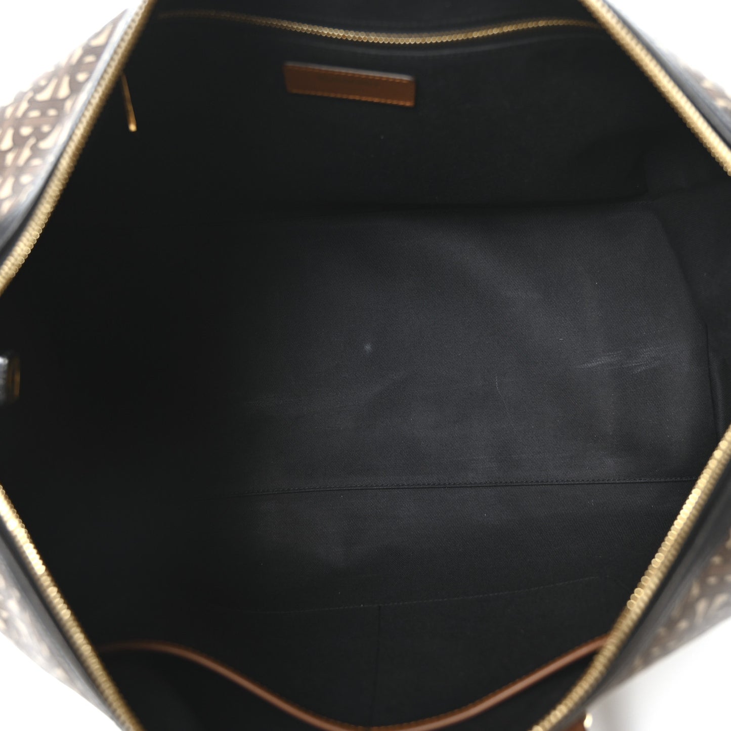 E-Canvas Monogram Duffle Bag Brown