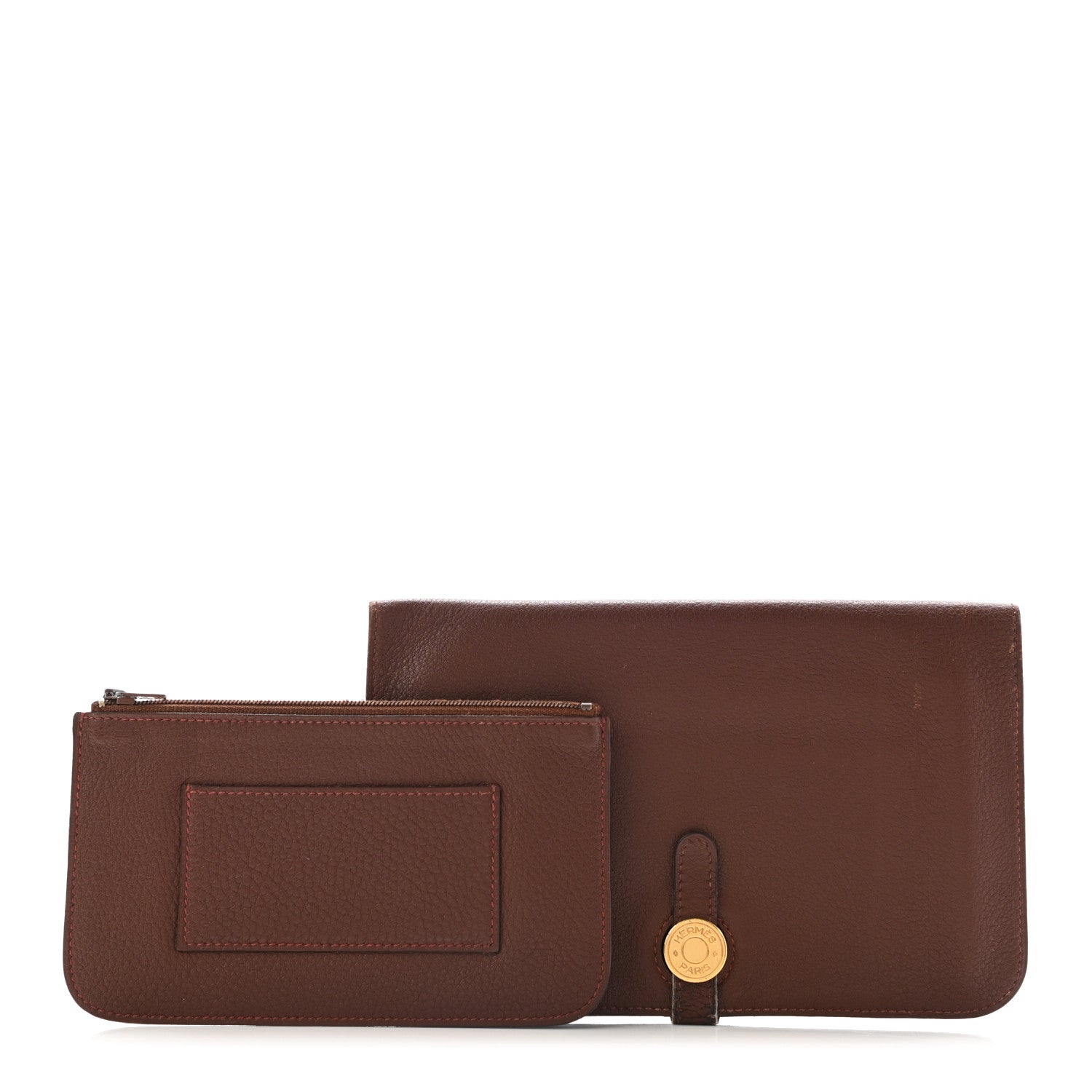 Hermes Togo Dogon Duo Wallet Havane 1 of 16