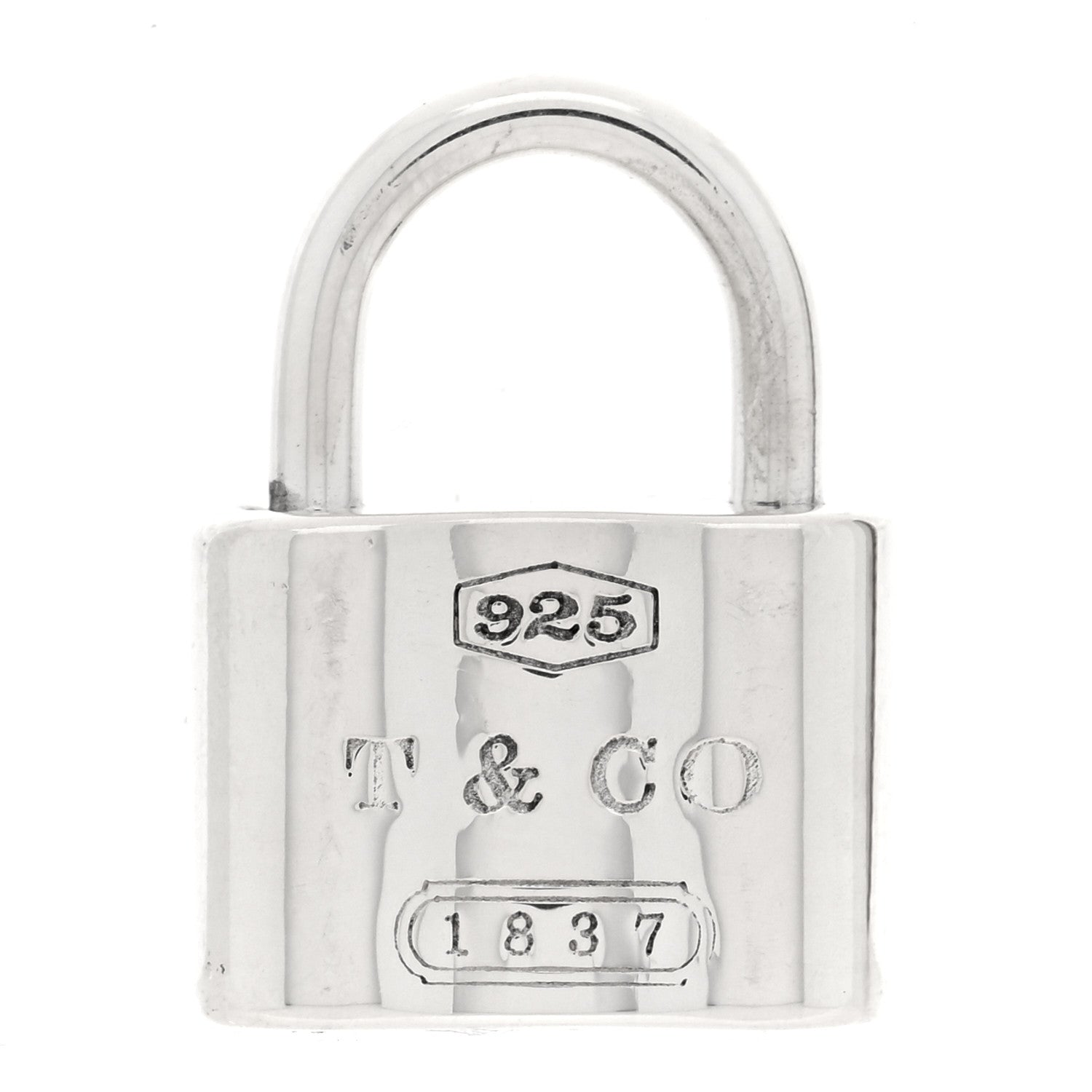 Tiffany Sterling Silver 1837 Lock Charm 1 of 4