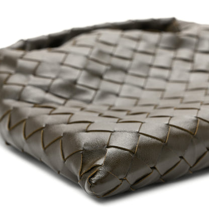 Bottega Veneta Calfskin Intrecciato Mini Hop Kaki 9 of 10