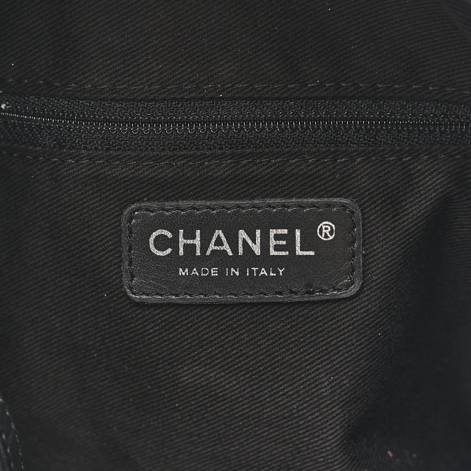 Chanel Lambskin Expandable Tote Black 6 of 13