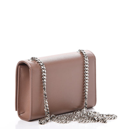 Saint Laurent Grain De Poudre Small Monogram Kate Satchel Fard 3 of 7