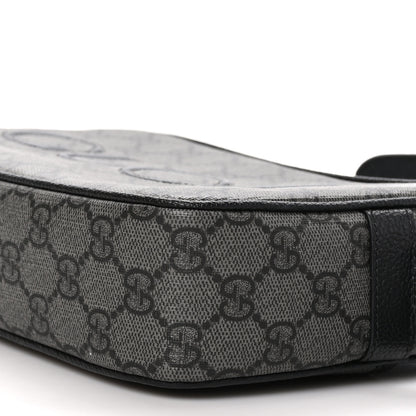 Gucci GG Supreme Monogram Mini Shoulder Bag Grey Black 10 of 11