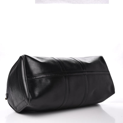 Louis Vuitton Epi Keepall 55 Black 3 of 15