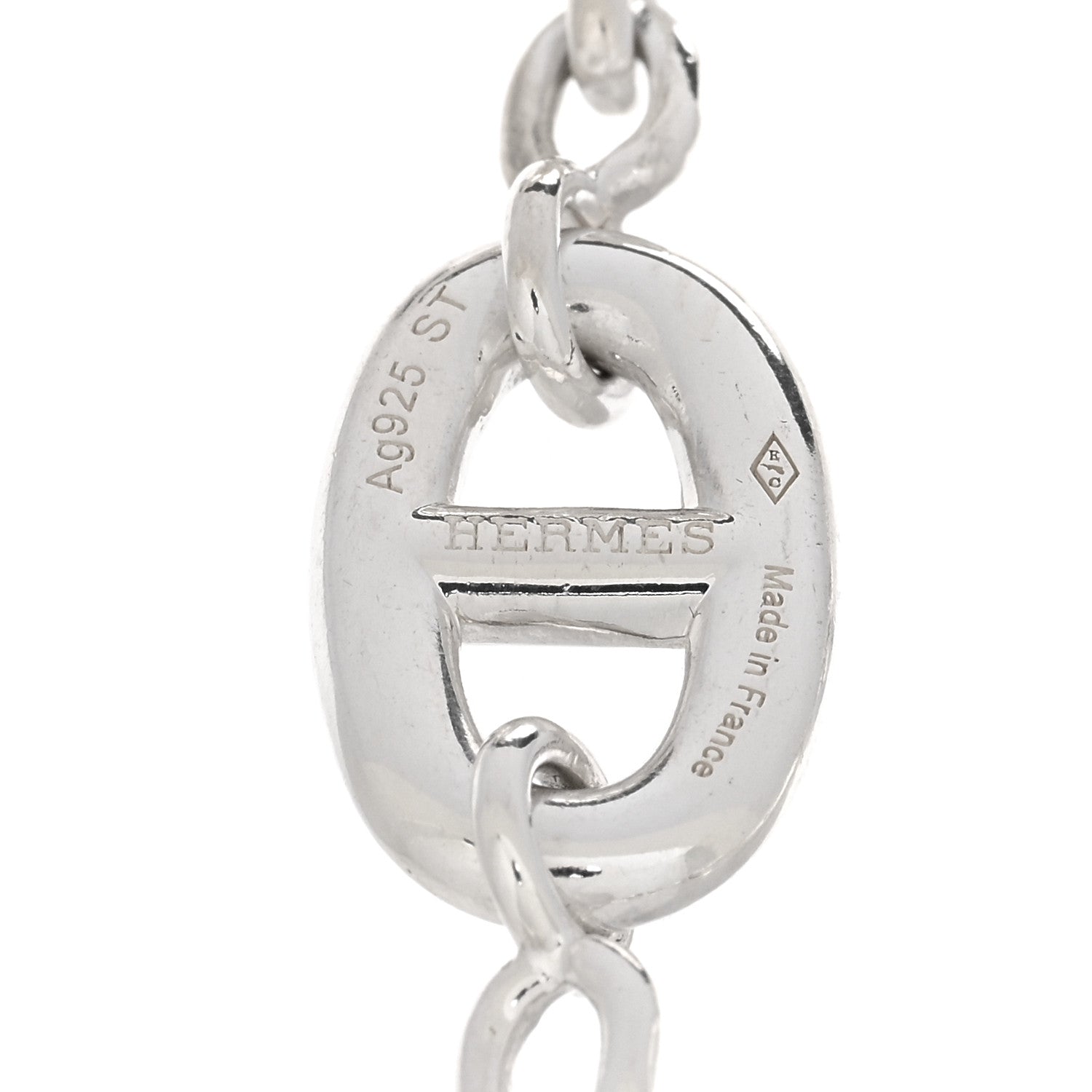Hermes Sterling Silver Farandole Bracelet ST 3 of 3