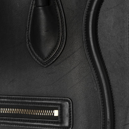 Celine Smooth Calfskin Mini Luggage Black 9 of 13