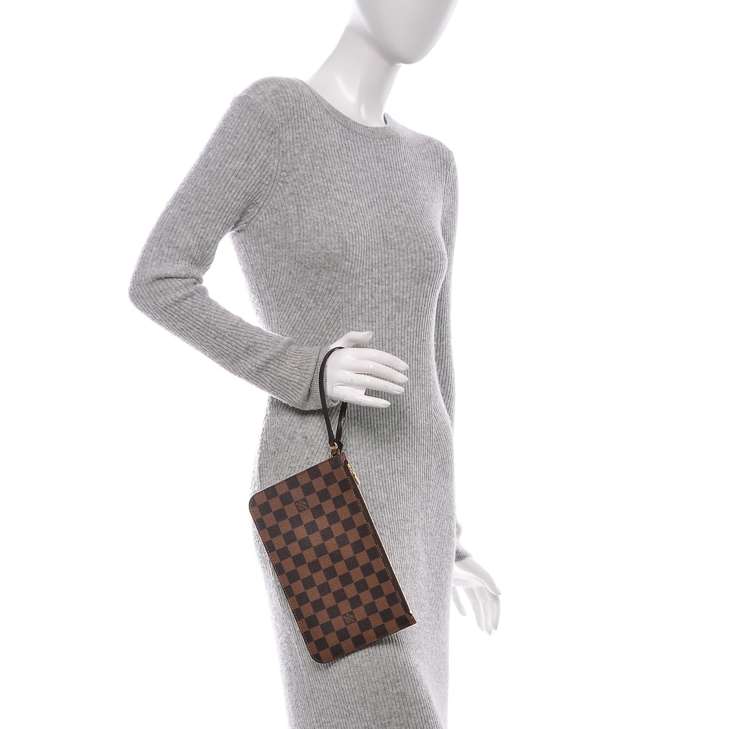 Louis Vuitton Damier Ebene Neverfull MM GM Pochette 2 of 6