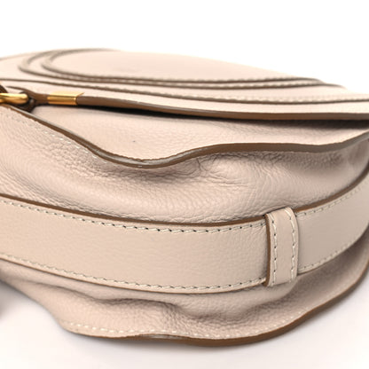 Chloe Grained Calfskin Medium Marcie Saddle Bag Nomad Beige 11 of 11