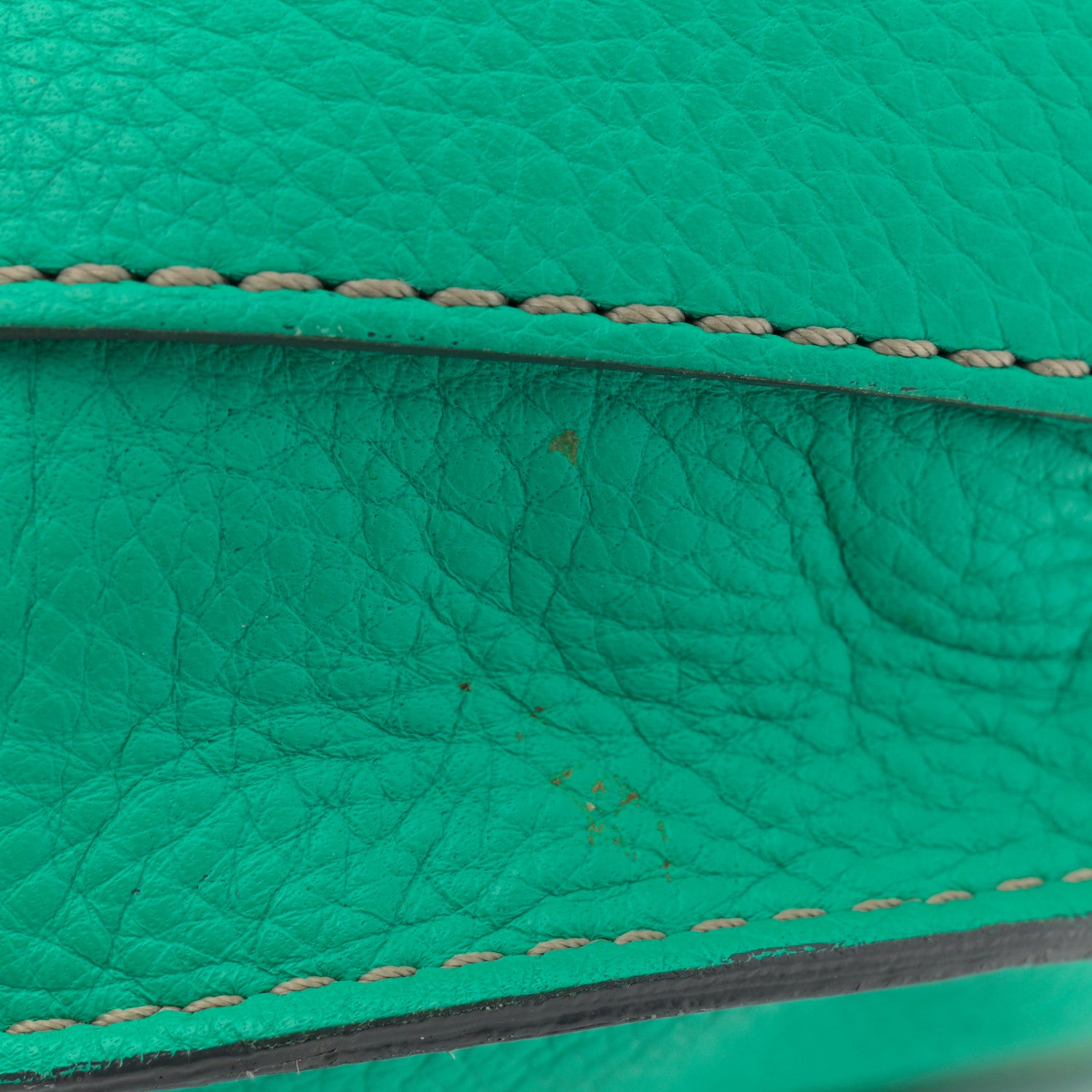Chloe Grained Calfskin Medium Marcie Saddle Bag Jade 13 of 15