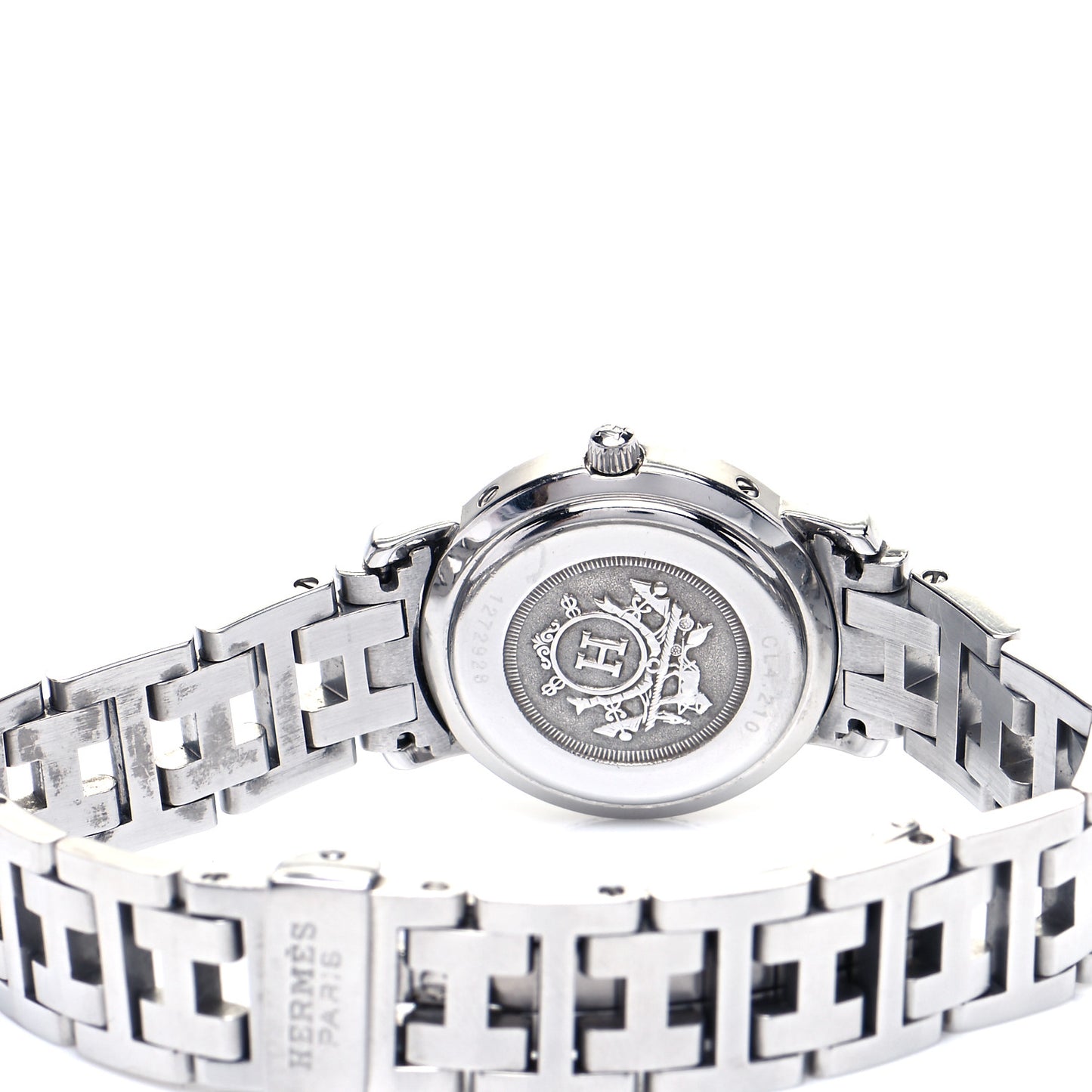 Stainless Steel 24mm Clipper Quartz Watch Black