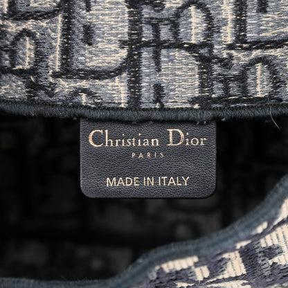 Christian Dior Oblique Slim Saddle Pouch Blue 6 of 12
