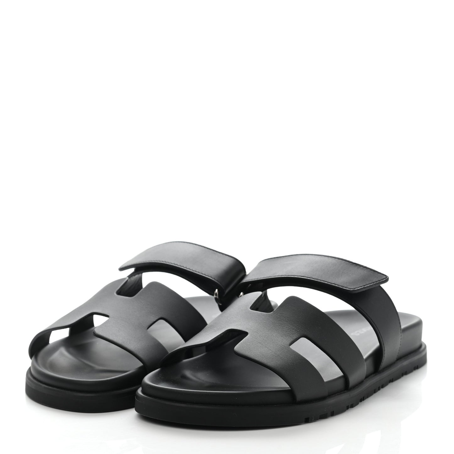 Calfskin Womens Chypre Sandals 38 Black