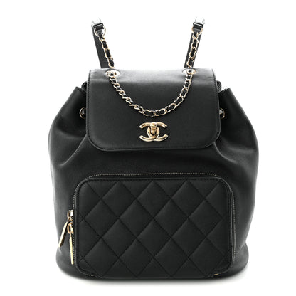 Chanel Caviar Quilted Business Affinity Backpack Black 1 of 10