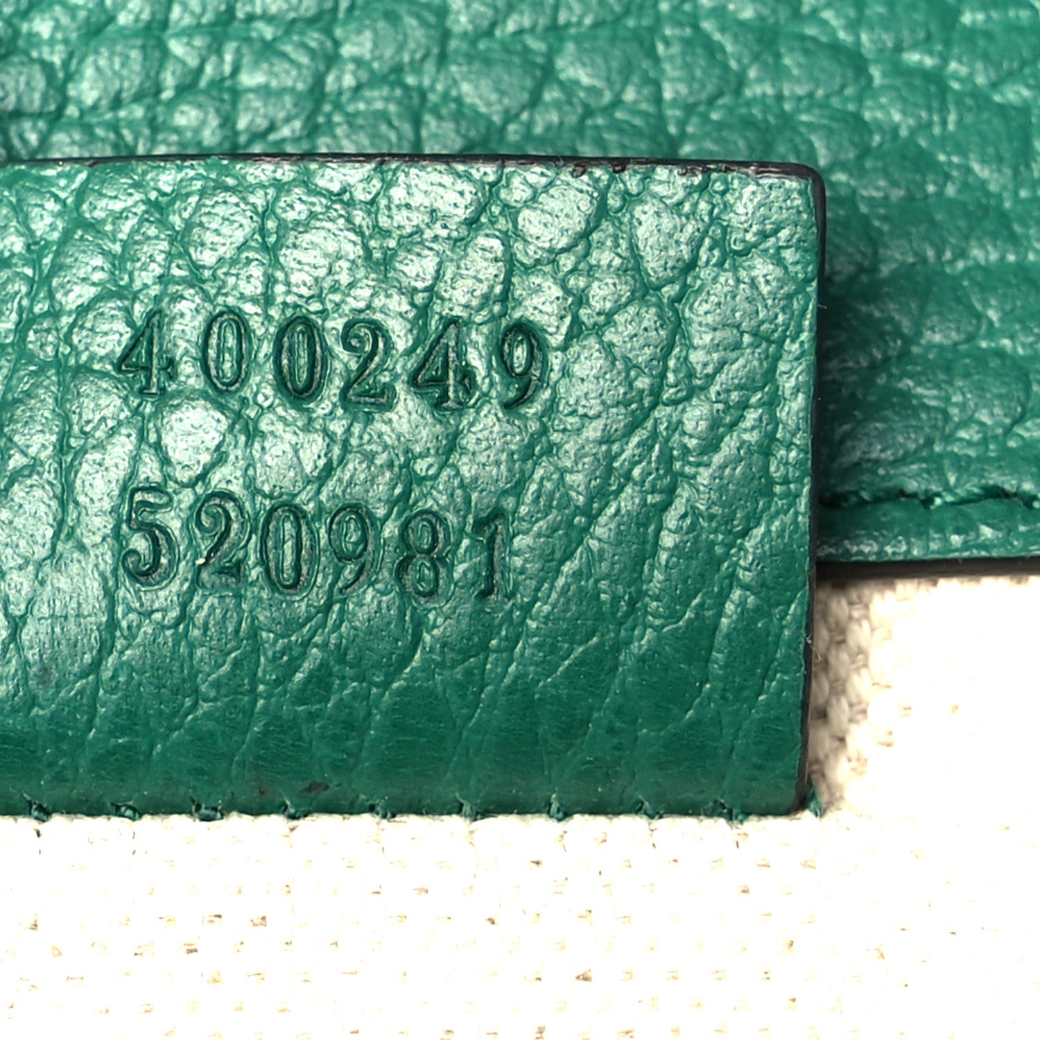 Gucci Dollar Calfskin Crystal Small Dionysus Shoulder Bag Emerald 7 of 12