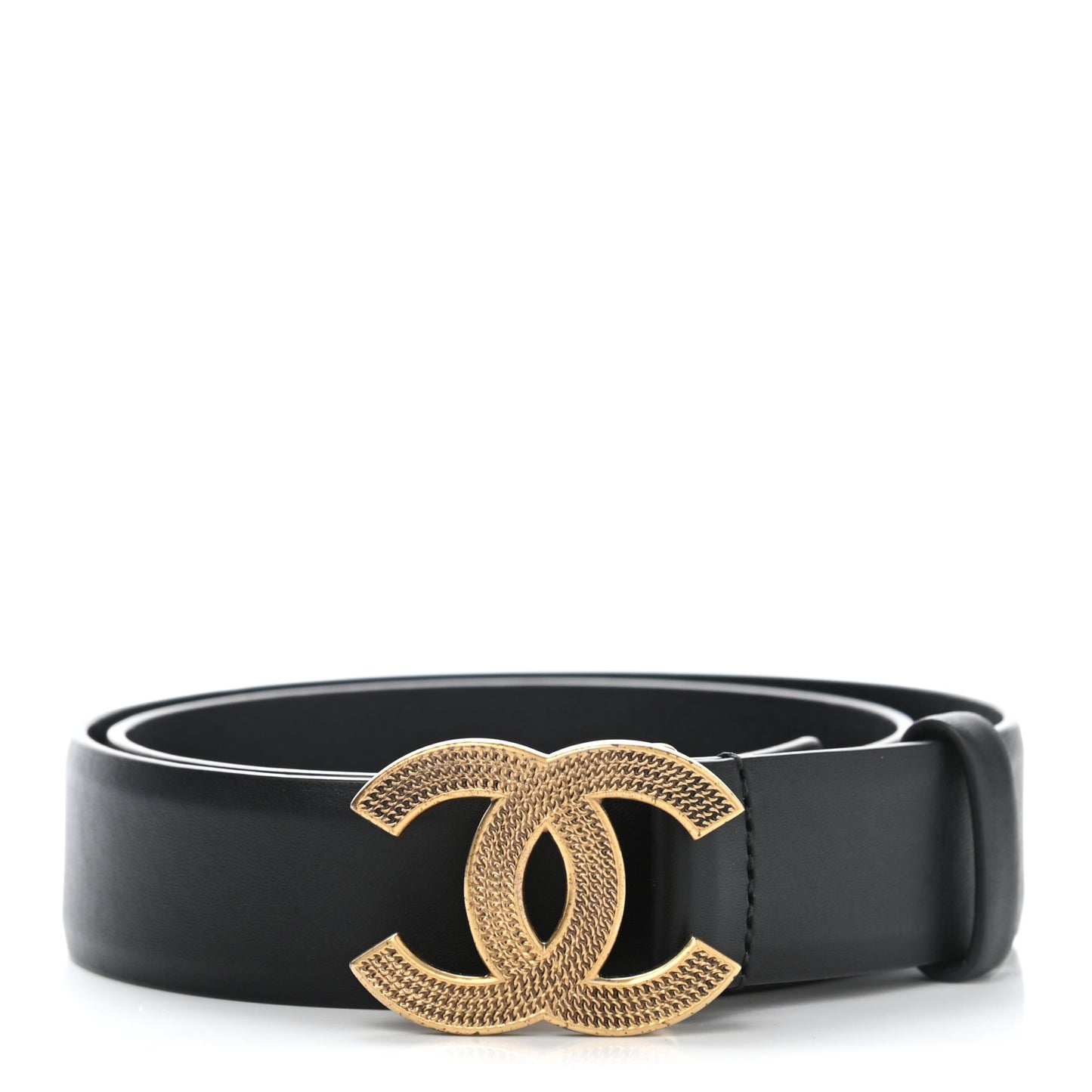 Calfskin CC Belt 70 28 Black