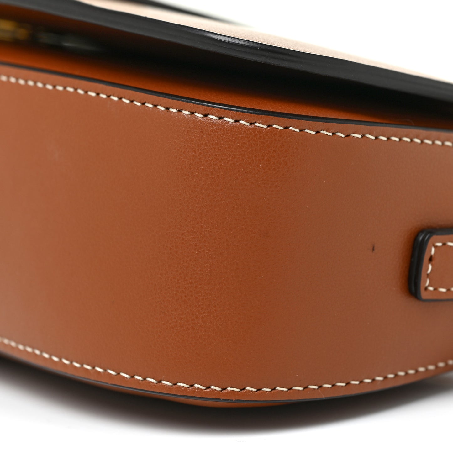 Smooth Calfskin Tabou Clutch On Strap Tan