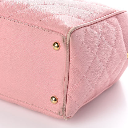 Chanel Caviar Quilted Large Bowler Pink 11 of 11