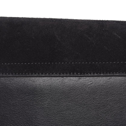 Chloe Suede Calfskin Small Faye Shoulder Bag Black 9 of 11