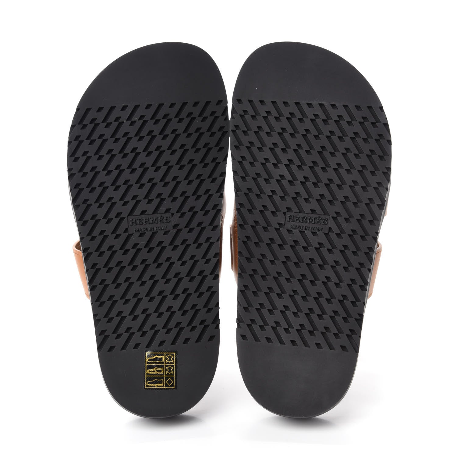 Hermes Calfskin Womens Chypre Sandals 36 Gold 5 of 9