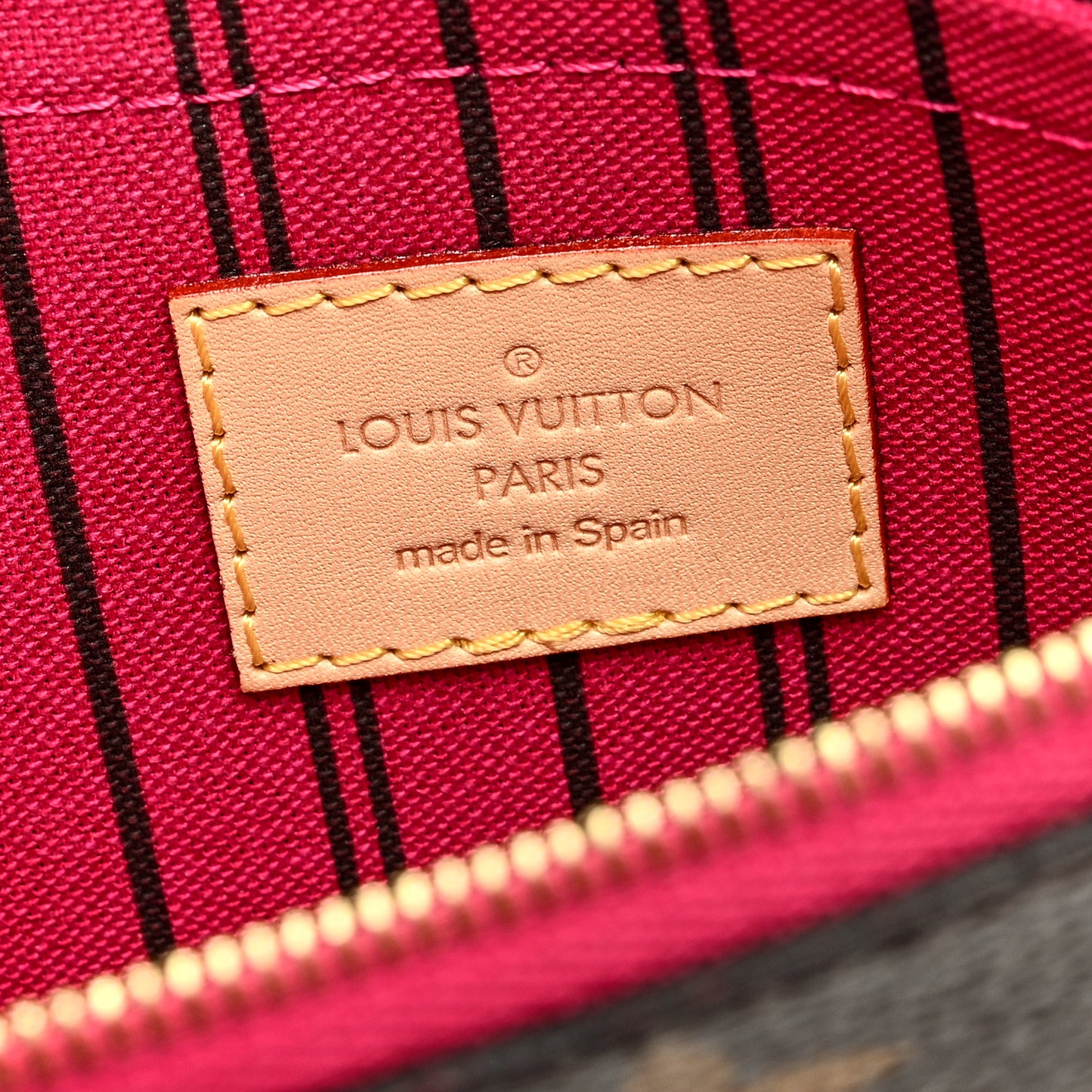 Monogram Neverfull MM GM Pochette Pivoine