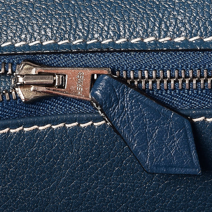 Hermes Taurillon Clemence Birkin 40 Bleu Thalassa 13 of 31