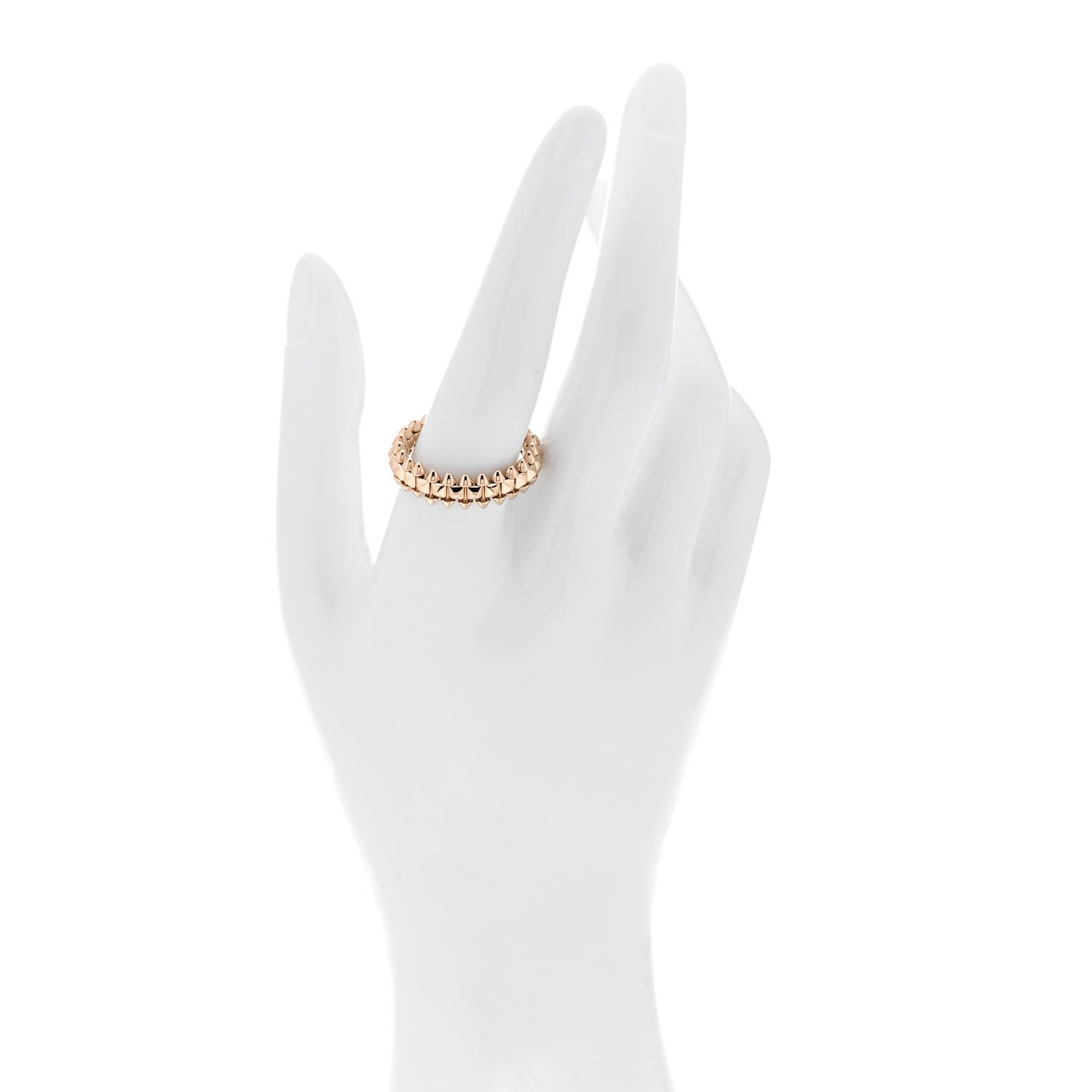 18K Pink Gold SM Clash De Cartier Ring 61 9.5