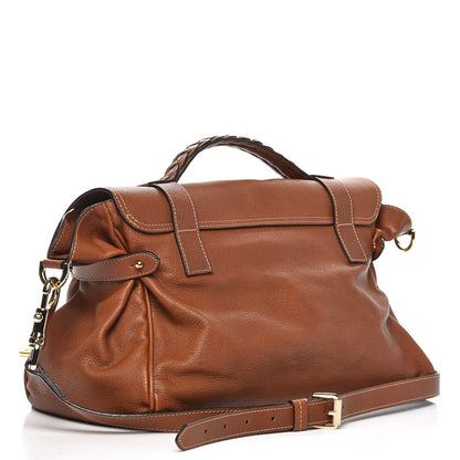 Mulberry Small Grain Calf Medium Alexa Oak 3 of 8