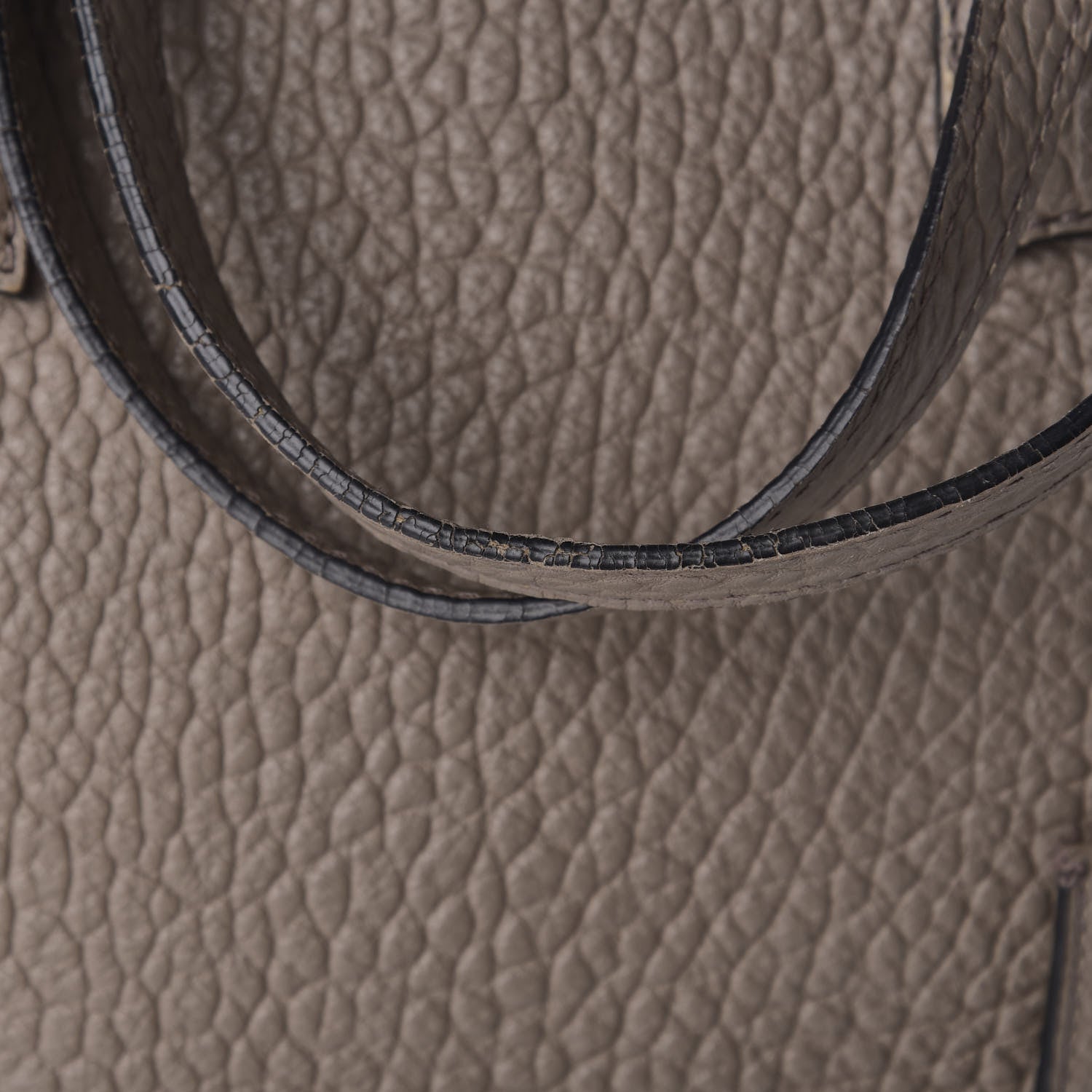 Burberry Heritage Grain Medium Woodbury Tote Pale Taupe 11 of 12