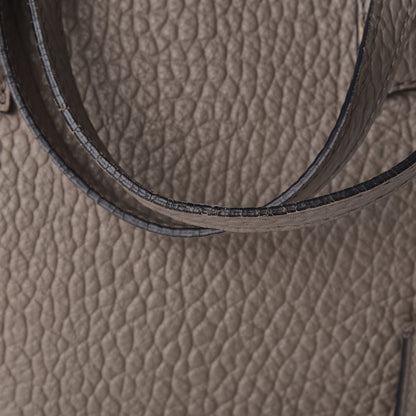 Burberry Heritage Grain Medium Woodbury Tote Pale Taupe 11 of 12