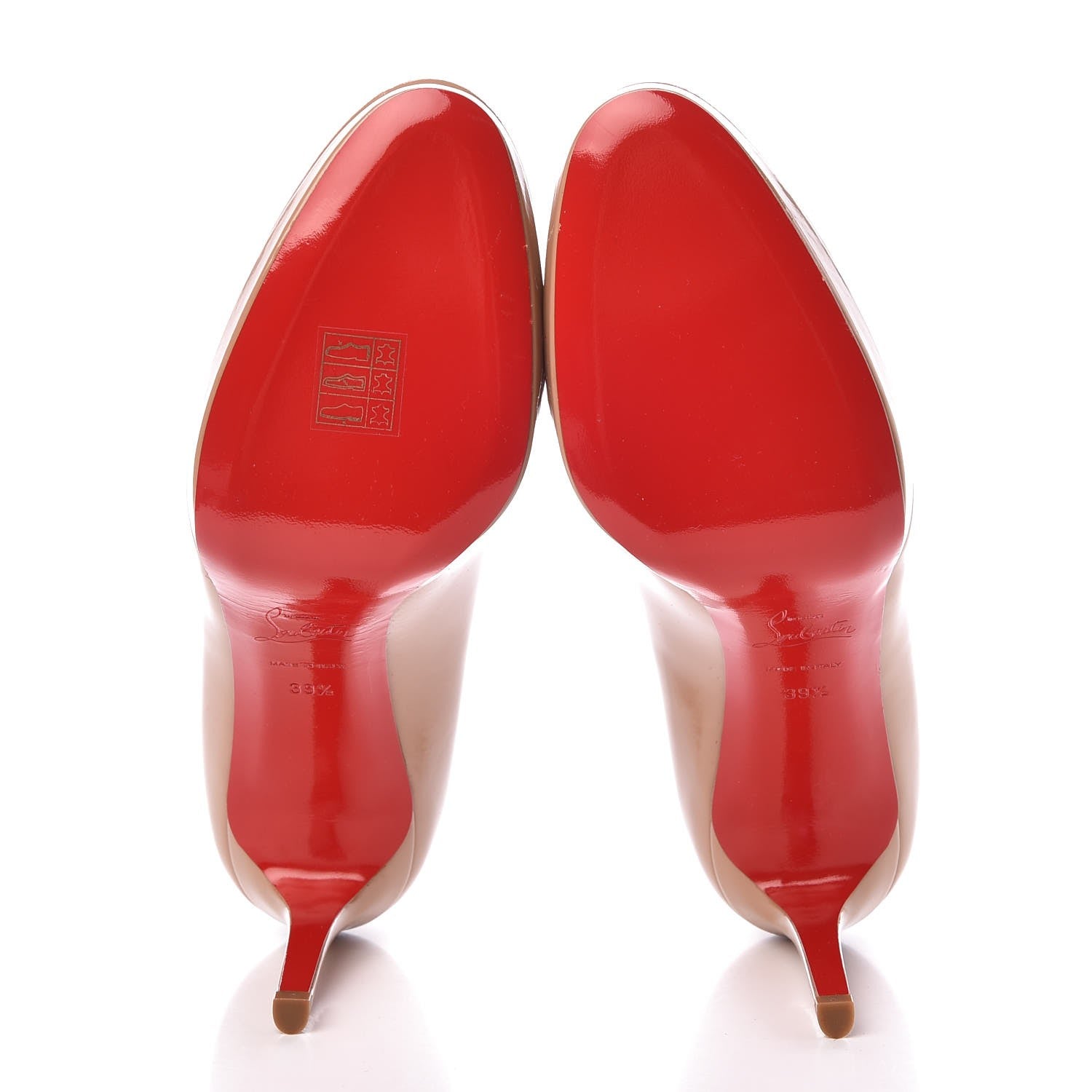 Christian Louboutin Patent New Simple 85 Pumps 39.5 Nude 5 of 10