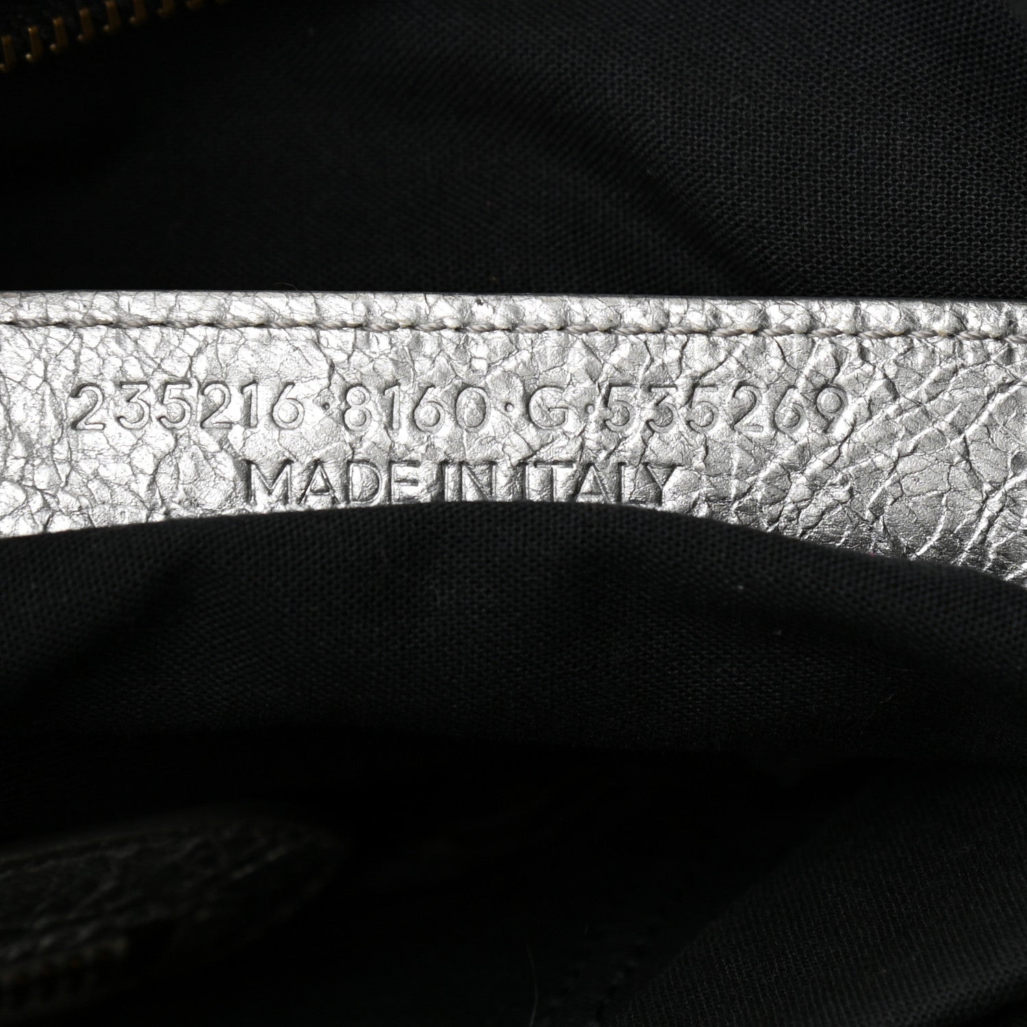 Balenciaga Metallic Agneau Classic Hardware Velo Gris Aluminum 7 of 11