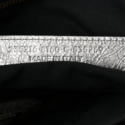 Balenciaga Metallic Agneau Classic Hardware Velo Gris Aluminum 7 of 11