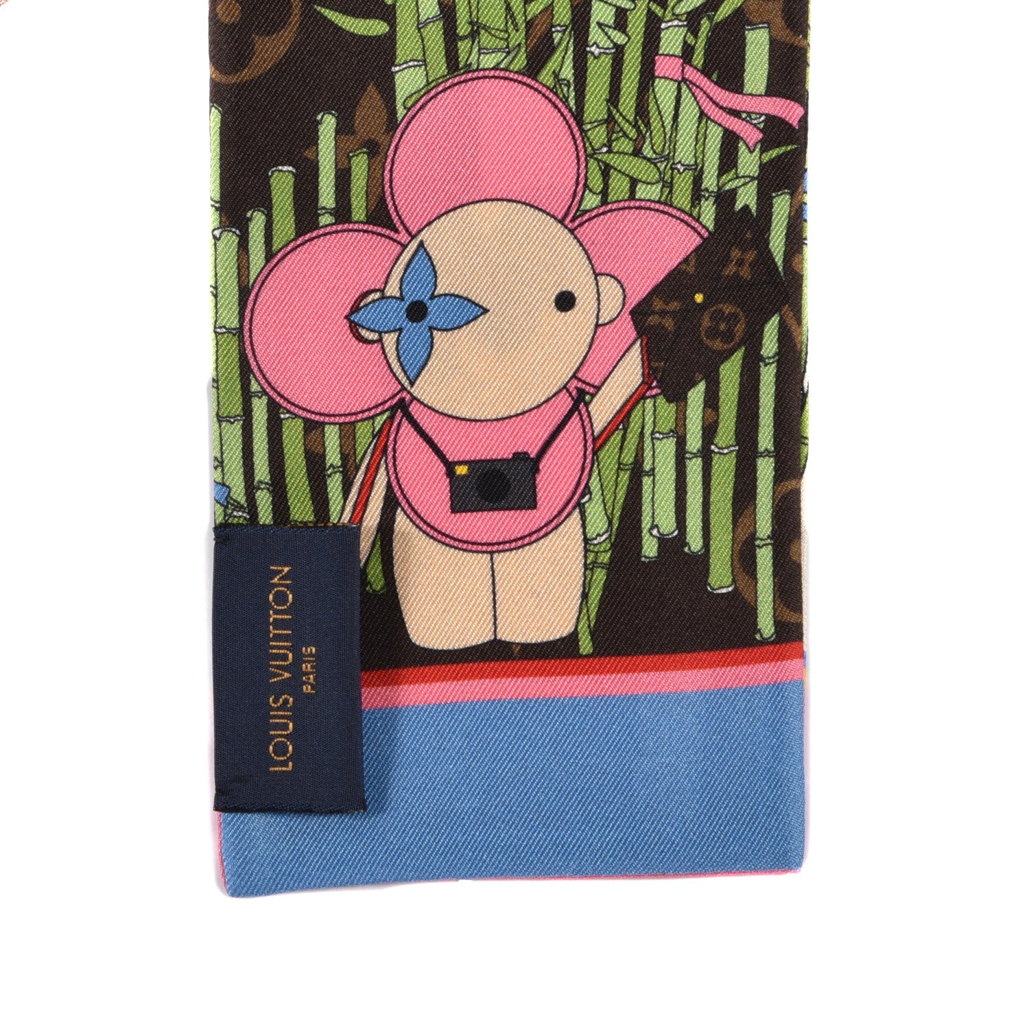 Louis Vuitton Silk Monogram 2021 Christmas Animation China Bandeau 3 of 3