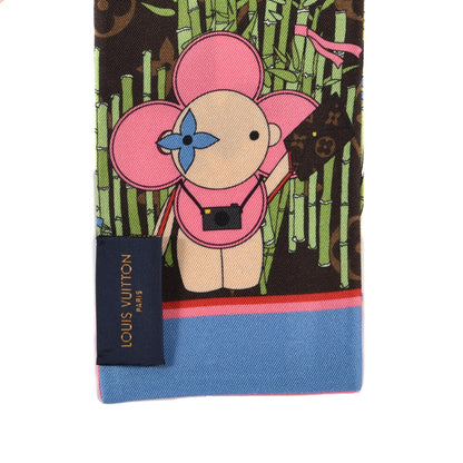 Louis Vuitton Silk Monogram 2021 Christmas Animation China Bandeau 3 of 3