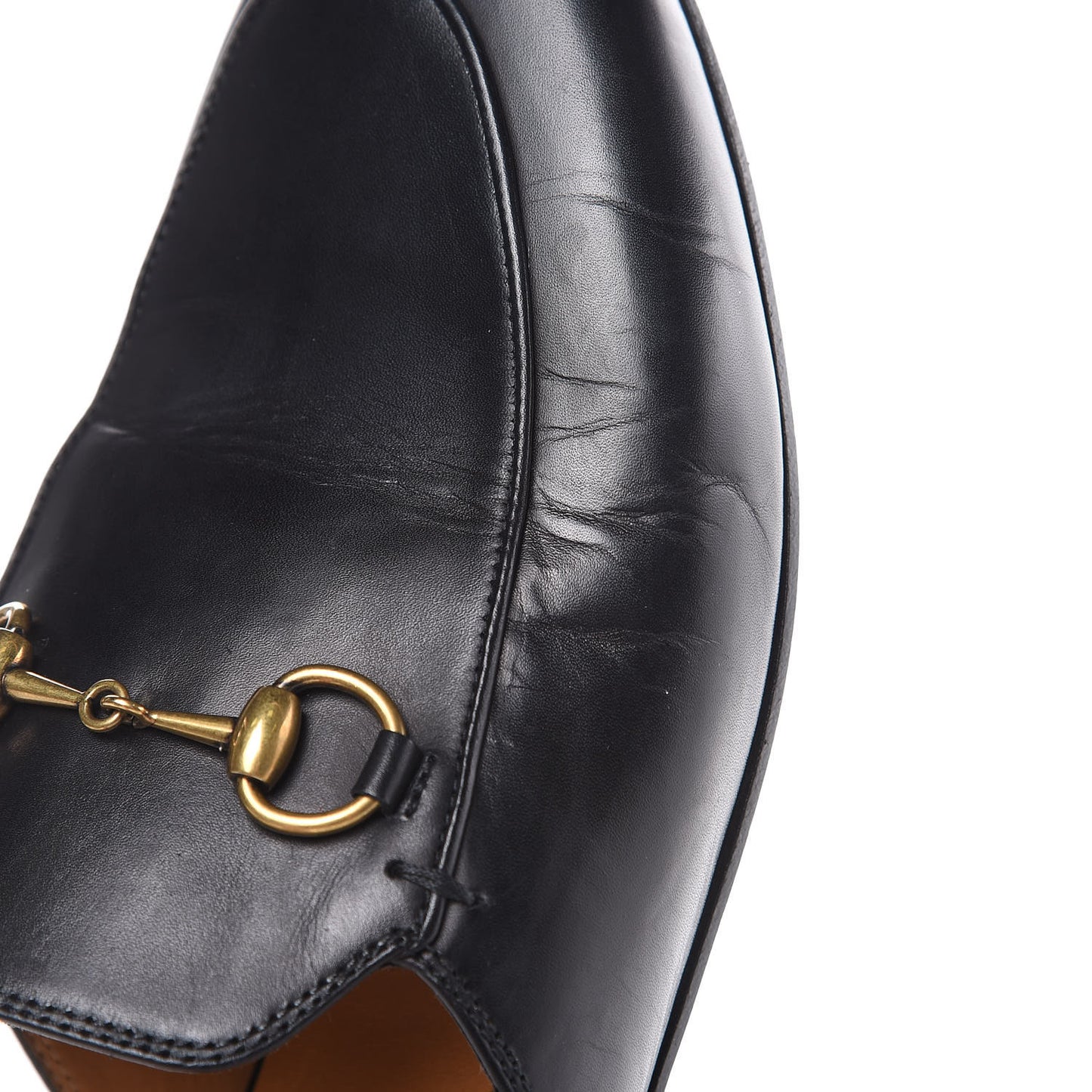 Calfskin Womens Princetown Slippers 36.5 Black
