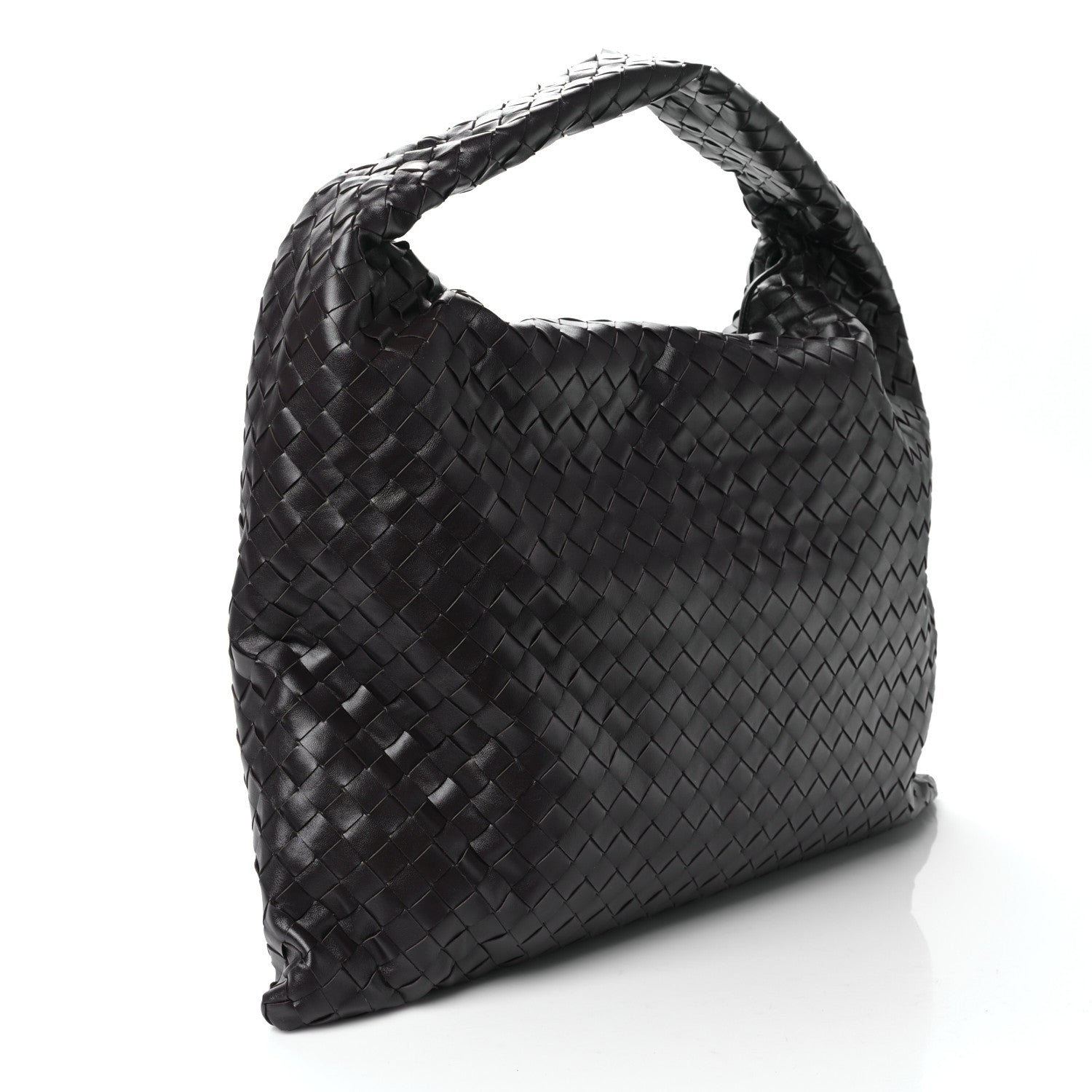 Bottega Veneta Calfskin Intrecciato Large Hop Ebano 3 of 8