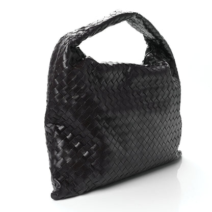Bottega Veneta Calfskin Intrecciato Large Hop Ebano 3 of 8