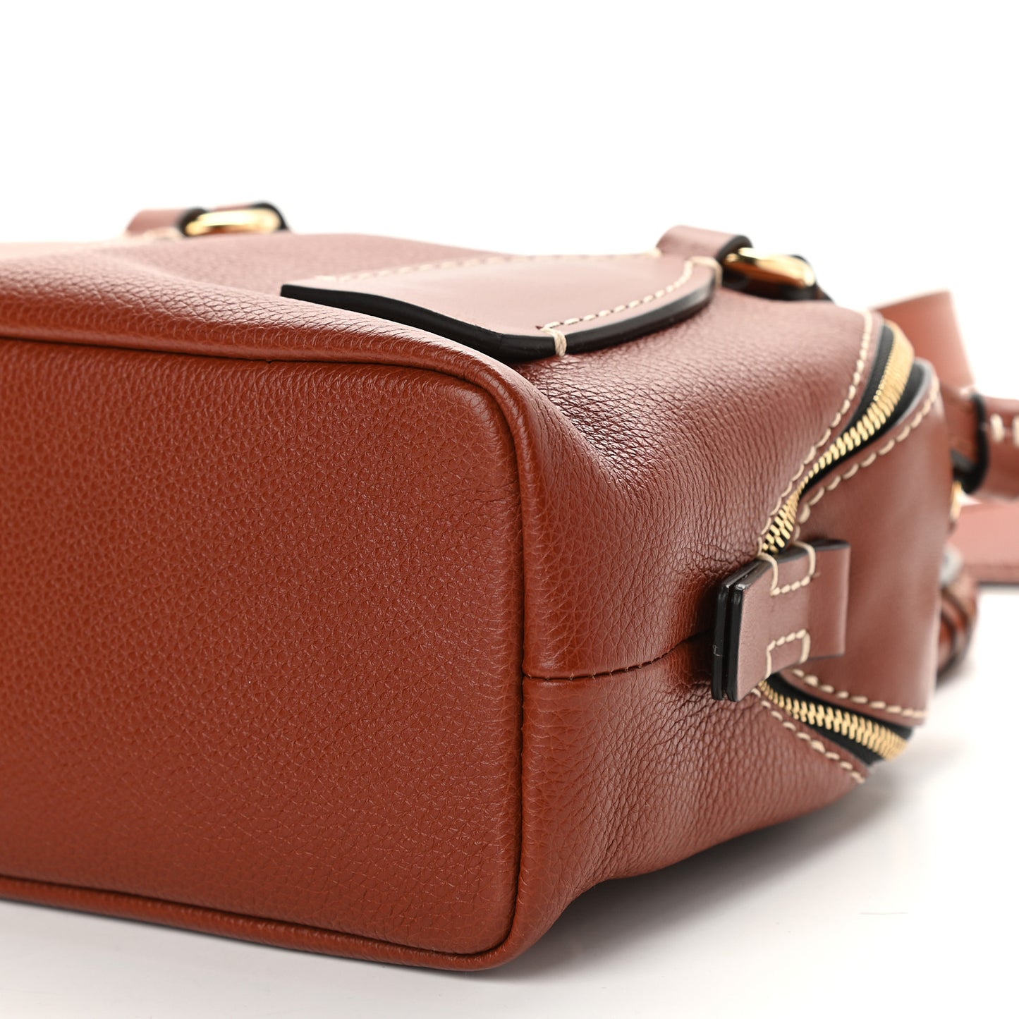 Calfskin Small Daria Sepia Brown