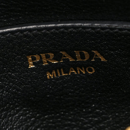 Prada Vitello Phenix Double Zip Crossbody Bag Black 7 of 10
