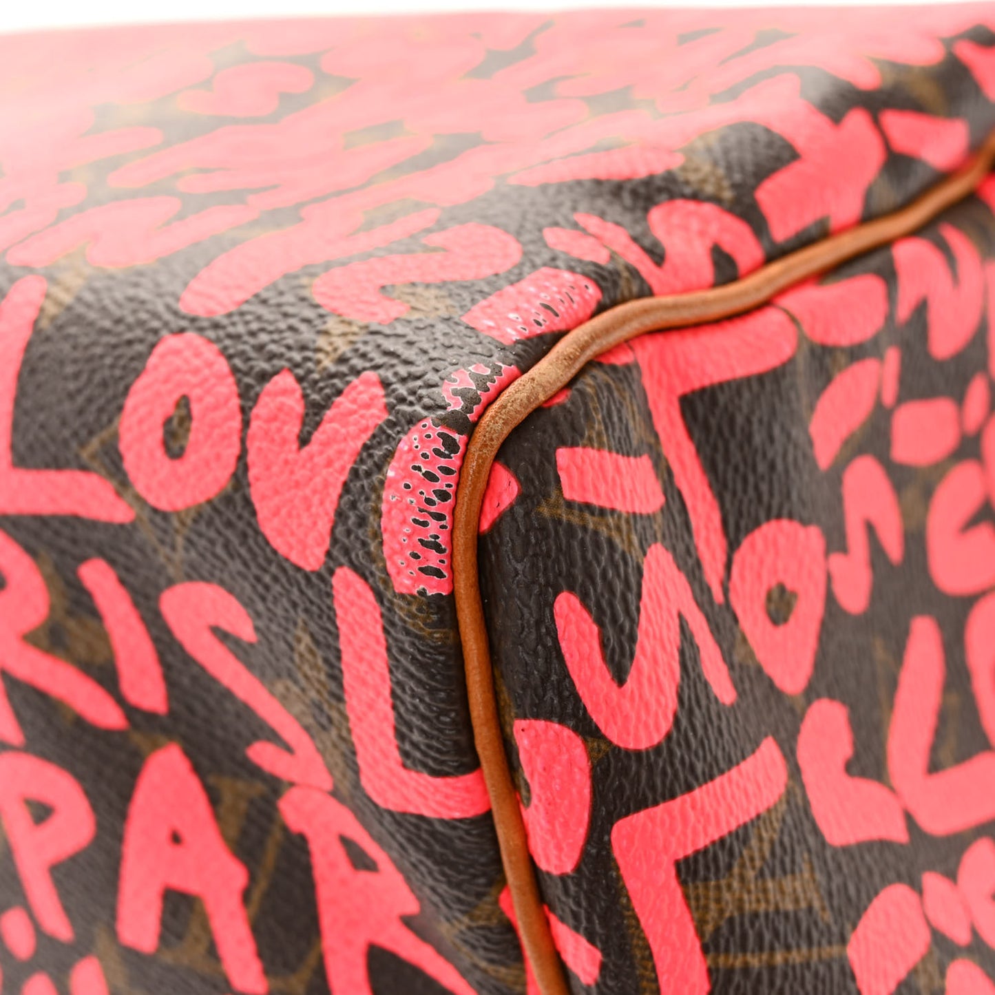 Monogram Graffiti Speedy 30 Fuchsia
