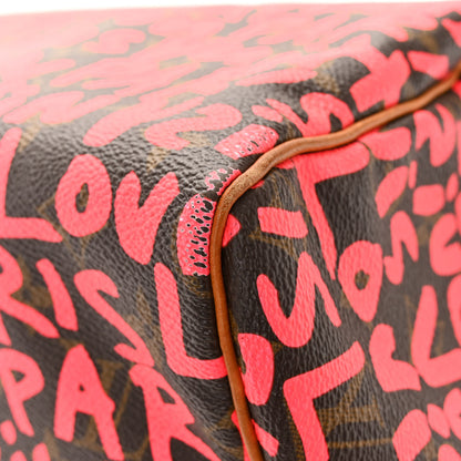 Louis Vuitton Monogram Graffiti Speedy 30 Fuchsia 13 of 13