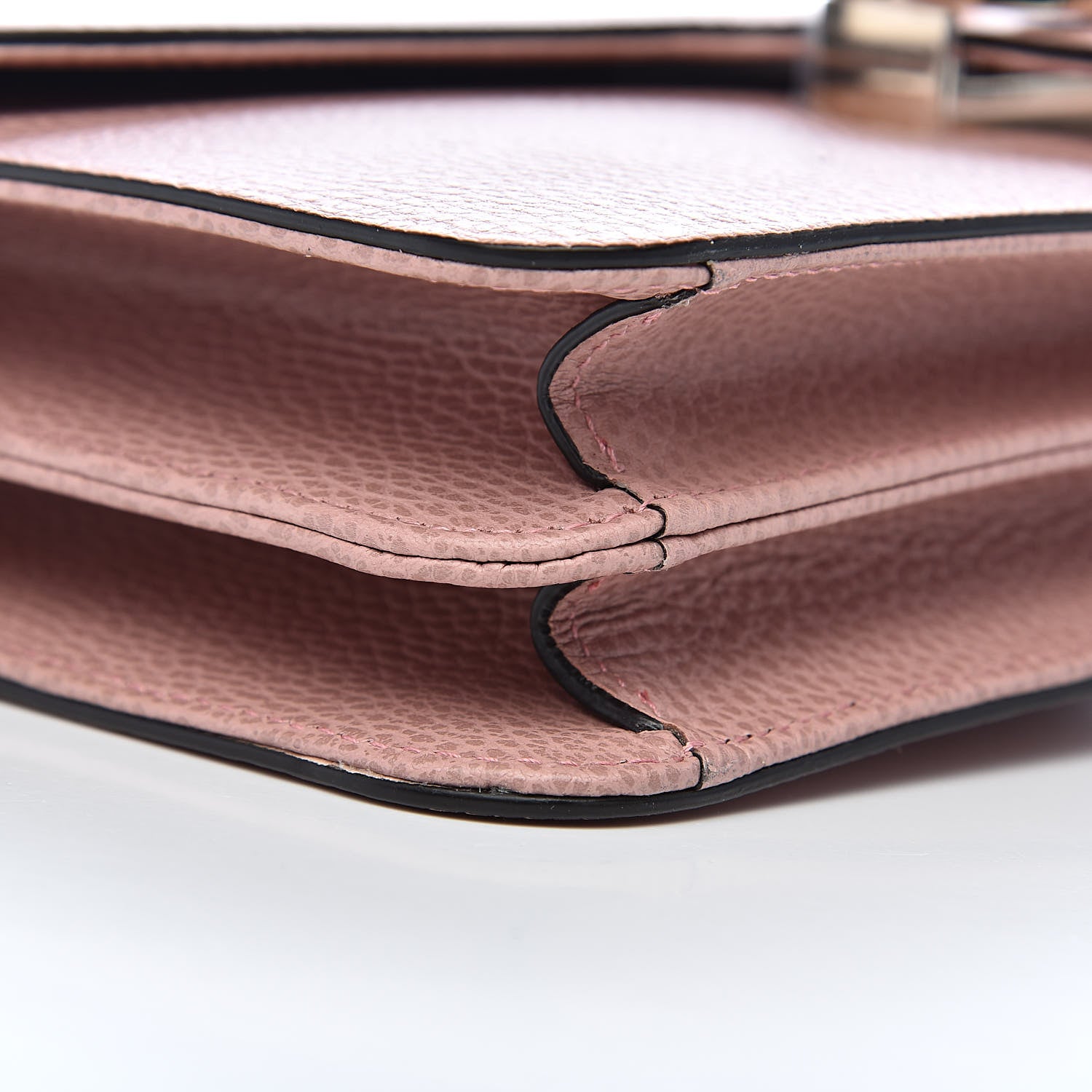 Gucci Dollar Calfskin Interlocking G Shoulder Bag Soft Pink 14 of 16