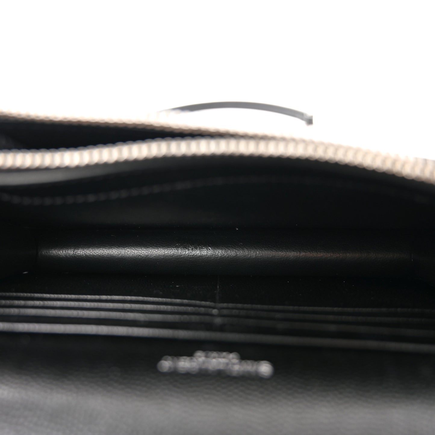 Grain De Poudre Classic Monogram Kate Tassel Chain Wallet Black