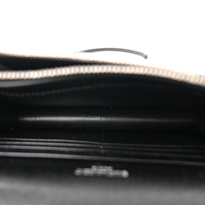 Saint Laurent Grain De Poudre Classic Monogram Kate Tassel Chain Wallet Black 5 of 10