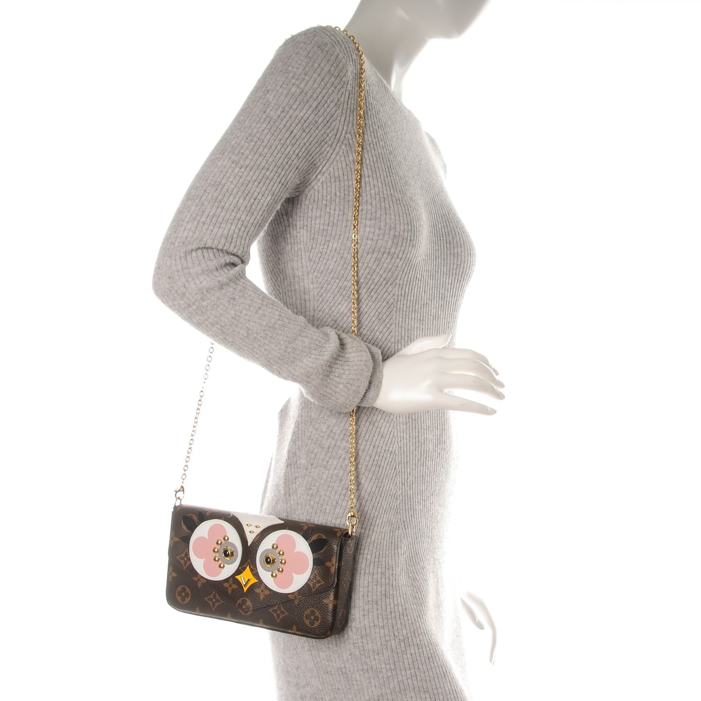 Monogram Lovely Birds Pochette Felicie Chain Wallet